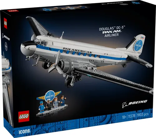 LEGO 11378 Icons Samolot pasażerski Douglas DC-3 PAN AM