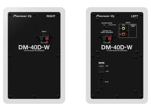Kolumny Pioneer Dj Dm-40D-W Biały 2szt.