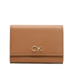 Маленький кошелек Calvin Klein Re-Lock Bifold &amp; Cardholder Sm K60k611092 Brown Sugar GQ4