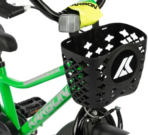 Rower dziecięcy KARBON Jazz 18 cali dla chłopca Zielony