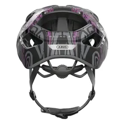 Kask rowerowy ABUS Aduro 3.0 Maori Czarno-fioletowy Miejski (rozmiar S)
