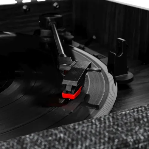 Gramofon Victrola Century Signature+ 6-in-1 VTA-830SB-BLK-INT Manualny Napęd paskowy Bluetooth CD Kaseta Czarny