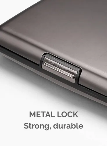 Portfel aluminiowy Ogon Design Stockholm Smart Case V3 - titanium