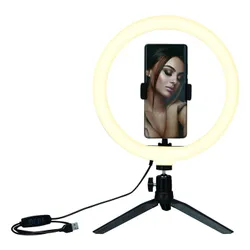 Mikrofon HAWK HW-MIC201 + Lampa pierścieniowa XLINE SF200 selfie