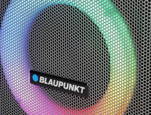 Power Audio Blaupunkt MB08.2 40W Bluetooth Radio FM Mikrofon Karaoke Czarny