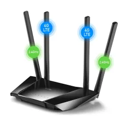 Router Cudy LT400 300 Mbps N 4G LTE Czarny