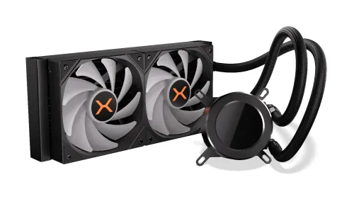 Chłodzenie Krux HydroGlance 240 ARGB LCD Czarny