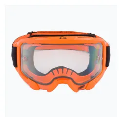 Велосипедные очки Leatt Velocity 4.5 неоновый оранжевый/прозрачный
