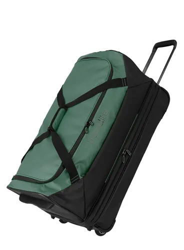 Расширяемая дорожная сумка Travelite Basics 70 cm-black / green