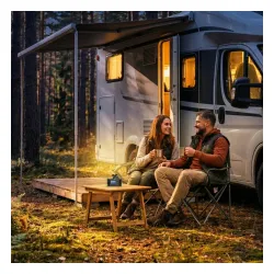 Radioodbiornik Hawk Expedition R20 Na korbkę, Solarne, Latarka, Radio FM Czarny