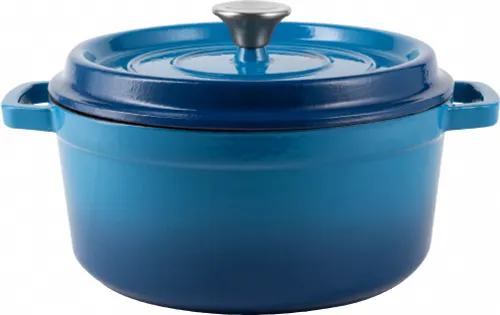 Garnek żeliwny VINTAGE CUISINE VC2P2218BL20CP Niebieski Ombre 2.2L