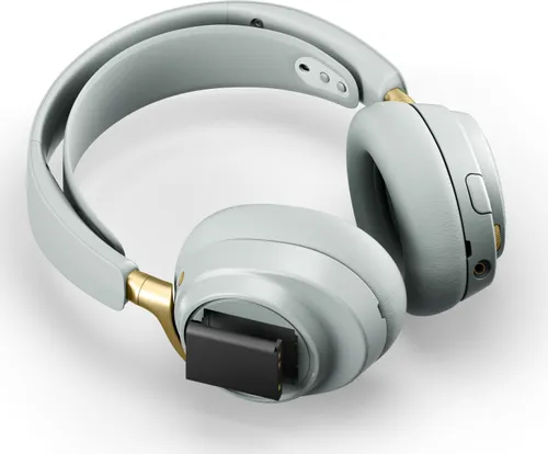 Słuchawki STEELSERIES Arctis Nova Elite Bezprzewodowe, Nauszne, ANC, Dźwięk przestrzenny Szaro-złoty