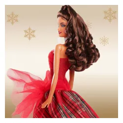 Mattel Lalka Barbie Holiday brunetka