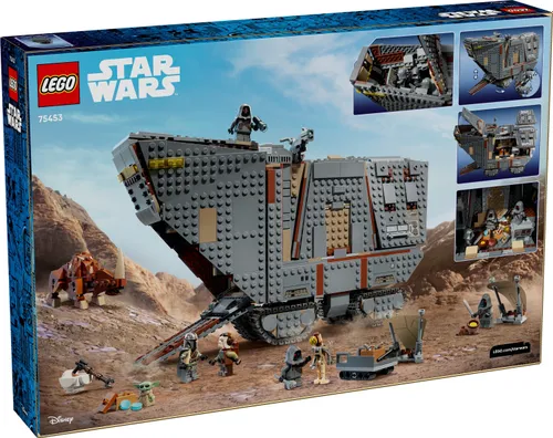 LEGO 75453 Star Wars: Мандалорский песчаный краулер джавов, набор кубиков 14+