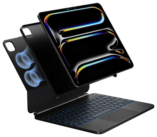 Etui na iPad Air 13 cali TYPECASE Edge Włókno węglowe Klawiatura