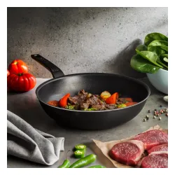 TEFAL Simply Clean 28 cm czarna - patelnia / wok nieprzywierający