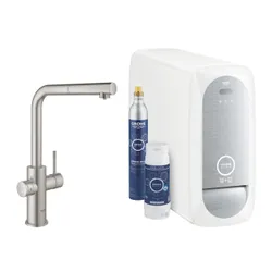 Bateria GROHE Blue Home 31539DC0 z filtrem Stal nierdzewna