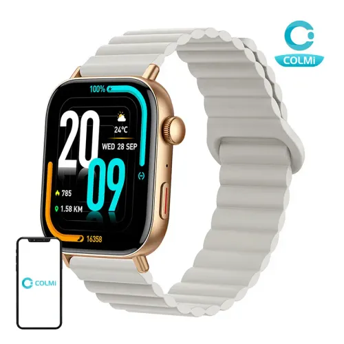 Smartwatch Colmi C8 Max Magnetyczny pasek 52mm Złoty