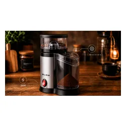 Młynek Do Kawy Elektryczny Żarnowy Grinder Mocny 150W 100 g Cicha Praca