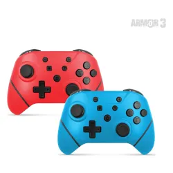 Pad Armor3 NuChamp Wireless Game Controller 2 Pack do Nintendo Switch Bezprzewodowy Niebieski / Czerwony 2szt.