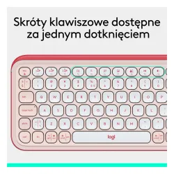 Klawiatura membranowa Logitech POP Icon Keys Różowy