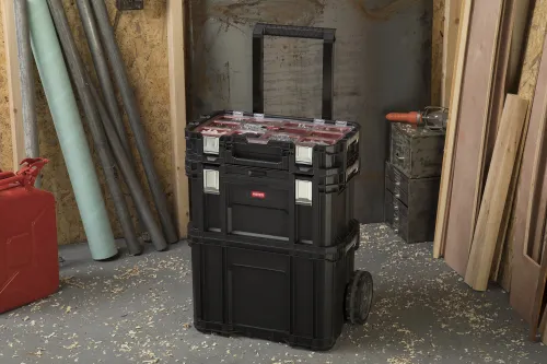 Zestaw skrzynek KETER 23383 Connect Rolling System