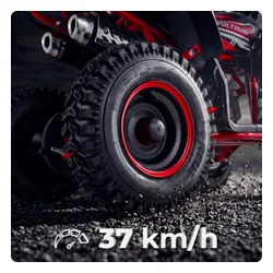 Quad dla dzieci spalinowy 49cc duże koła 6" hamulce mini tarczowe VOLTOURI
