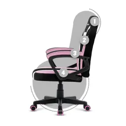 Fotel HUZARO Ranger 1.0 Mesh Różowy