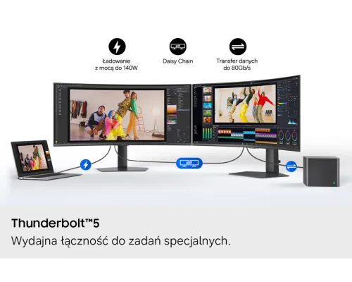 Monitor Samsung ViewFinity S8 S40H850TAU 40" 5K2K VA 144Hz 4ms Zakrzywiony Gamingowy