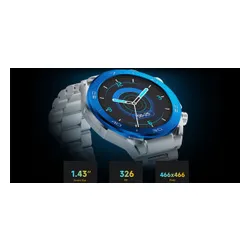 Smartwatch IMIKI Xplorer Oyster Srebrno-niebieski