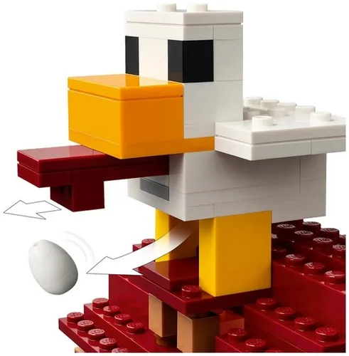 LEGO Minecraft 21273 Atak balonowego Ghasta na wioskę