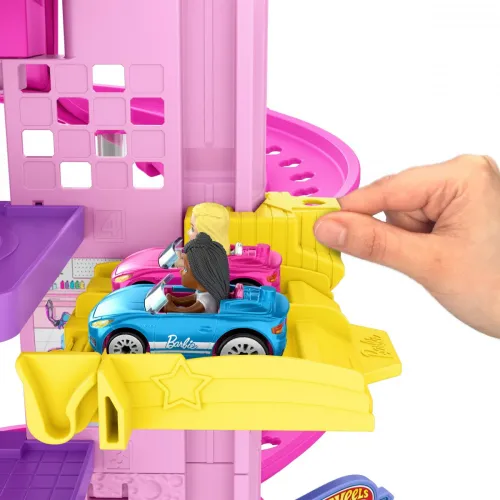 Hot Wheels Tor wyścigowy Racer Verse Barbie Spiral Race