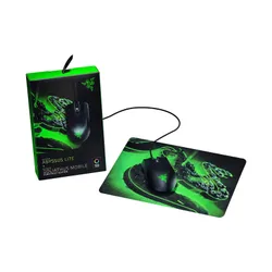 Myszka gamingowa Razer Abyssus Lite Podkładka Goliathus Czarny