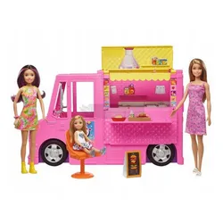 Lalka Barbie Foodtruck z lalkami GWJ58
