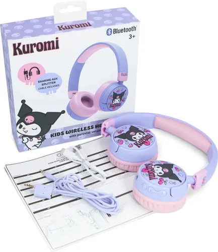 Słuchawki nauszne OTL Kuromi Kids Niebiesko-różowy