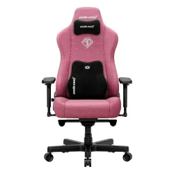 Fotel Anda Seat Kaiser 3E XL Gamingowy do 150kg Tkanina Różowy