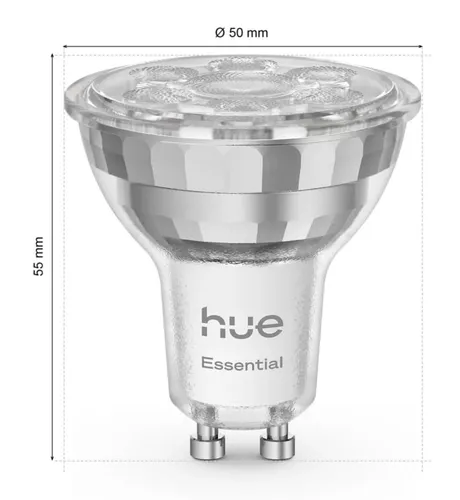 Inteligentna żarówka LED PHILIPS HUE 929004235707 4.7W GU10 (3 szt.)