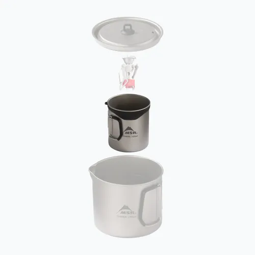 Kubek turystyczny MSR Titan Cup 450 ml titanium