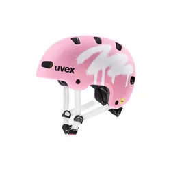Kask rowerowy dla dzieci Uvex Kid 4 Style Mips - spray strawberry matt