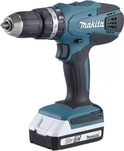 Makita HP457DWE Zımbalayıcı (+2 adet 1.5Ah pil + şarj cihazı)