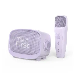 Mikrofon z głośnikiem Bluetooth myFirst Voice 2 8W Fioletowy