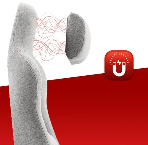 Fotel gamingowy HELL'S CHAIR HC 1009 Biało-szary