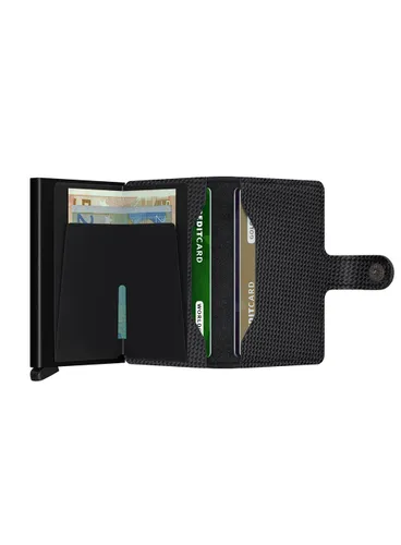 RFID Cüzdan Secrid Miniwallet Karbon-Siyah