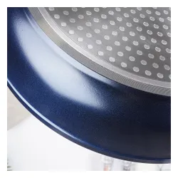 Patelnia diamentowa nieprzywierająca ze szklaną pokrywką DIAMANT 28 cm