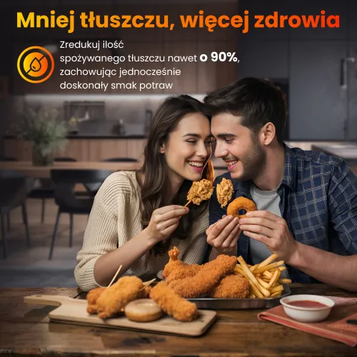 Air fryer Extralink Home SJ-520 1600W 5,2l Aplikacja mobilna