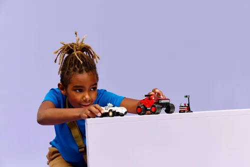 LEGO 77118 Sonic the Hedgehog Silver w samochodzie kontra Knuckles w monster trucku