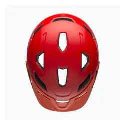 Kask rowerowy dziecięcy Bell Sidetrack Jr matte red/orange