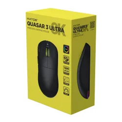 Myszka gamingowa Hator Quasar 3 Ultra 8K Wireless Czarny