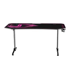 Biurko Ultradesk FRAG XXL 160cm Czarno-różowy