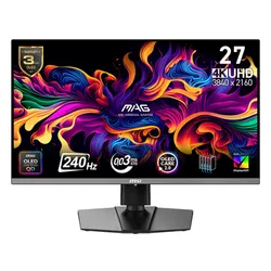 Monitor MSI MAG 272UP QD-OLED X24 26.5" 3840x2160px 240Hz 0.03 ms [GTG]